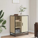 vidaXL Komoda dub sonoma 62x35x76 cm kompozitné drevo – Obrázok 3