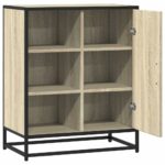 vidaXL Komoda dub sonoma 62x35x76 cm kompozitné drevo – Obrázok 7