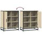 vidaXL Komoda dub sonoma 62x35x76 cm kompozitné drevo – Obrázok 8