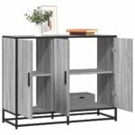 vidaXL Komoda, sivá sonoma 94x35x76 cm, kompozitné drevo