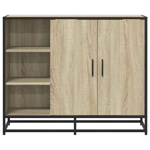vidaXL Komoda dub sonoma 92x35x76 cm kompozitné drevo – Obrázok 4