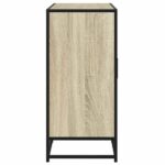vidaXL Komoda dub sonoma 92x35x76 cm kompozitné drevo – Obrázok 5