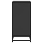 vidaXL Knižnica, čierna 40x35x76 cm, kompozitné drevo – Obrázok 5