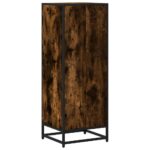 vidaXL Knižnica, tmavý dub 40x35x107,5 cm, kompozitné drevo – Obrázok 6