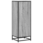 vidaXL Knižnica sivý dub sonoma 40x35x107,5 cm kompozitné drevo – Obrázok 6