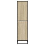 vidaXL Knižnica dub sonoma 40x35x139 cm kompozitné drevo – Obrázok 5