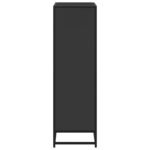 vidaXL Knižnica čierna 65,5x33x107,5 cm kompozitné drevo – Obrázok 5