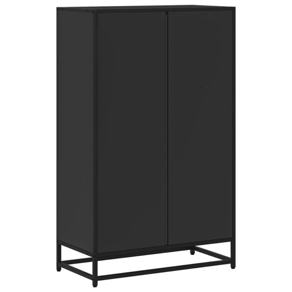 vidaXL Knižnica čierna 65,5x33x107,5 cm kompozitné drevo – Obrázok 6