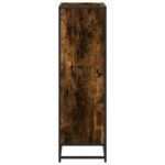 vidaXL Knižnica dymový dub 65,5x33x107,5 cm kompozitné drevo – Obrázok 5