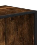 vidaXL Knižnica dymový dub 65,5x33x107,5 cm kompozitné drevo – Obrázok 7
