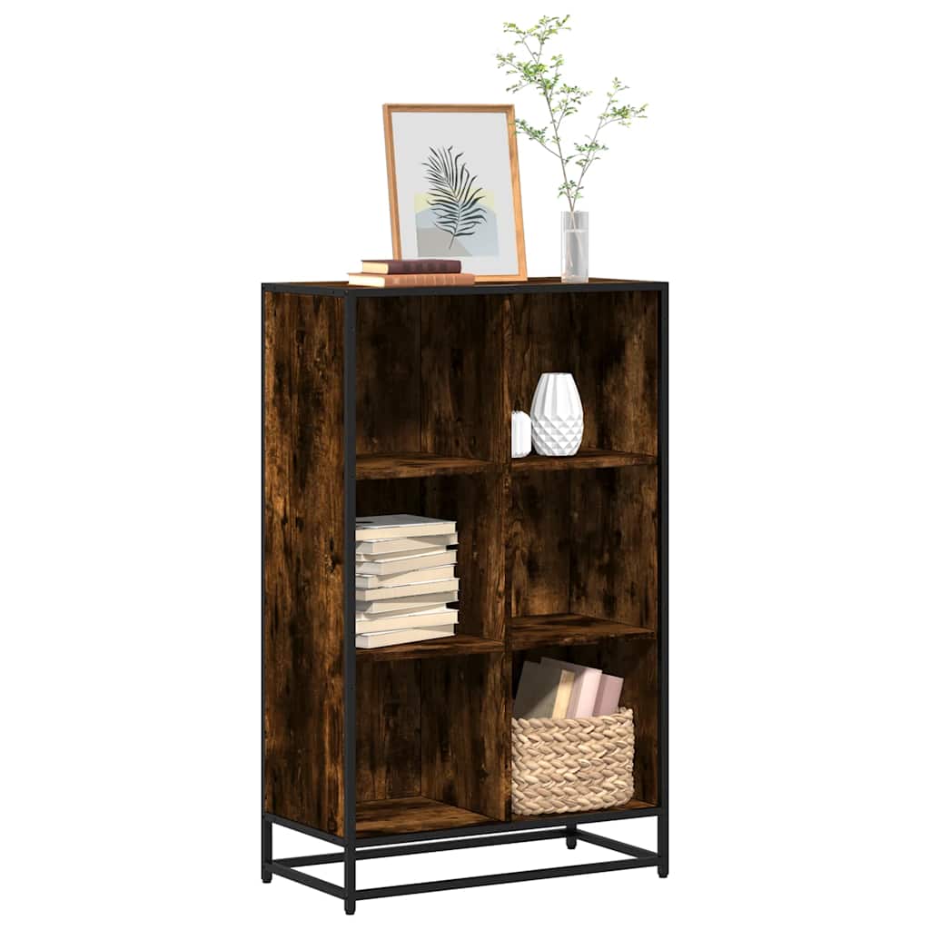 VXL8721102842207_m_en_hd_1.jpg vidaXL Knižnica dymový dub 65,5x33x107,5 cm kompozitné drevo – Obrázok 1