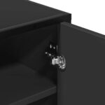 vidaXL Regál na topánky čierna 48x38x97,5 cm spracované drevo – Obrázok 9