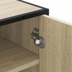 vidaXL Regál na topánky dub sonoma 48x38x97,5 cm spracované drevo – Obrázok 9