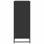 vidaXL Regál na topánky čierna 48x38x97,5 cm spracované drevo – Obrázok 5