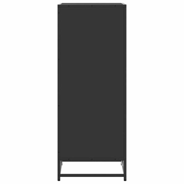 vidaXL Regál na topánky čierna 48x38x97,5 cm spracované drevo – Obrázok 5