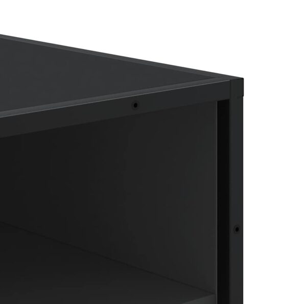 vidaXL Regál na topánky čierna 48x38x97,5 cm spracované drevo – Obrázok 7