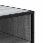 vidaXL Regál na topánky sivý sonoma 48x38x97,5 cm, kompozitné drevo – Obrázok 7