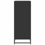vidaXL Regál na topánky čierna 48x38x97,5 cm spracované drevo – Obrázok 6