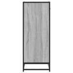 vidaXL Regál na topánky sivý sonoma 48x38x97,5 cm, kompozitné drevo – Obrázok 5