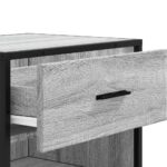 vidaXL Regál na topánky sivý sonoma 48x38x97,5 cm, kompozitné drevo – Obrázok 8