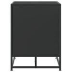 vidaXL Lavica na topánky čierna 80x40x53,5 cm kompozitné drevo+kov – Obrázok 5