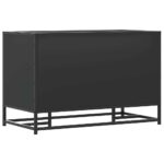 vidaXL Lavica na topánky čierna 80x40x53,5 cm kompozitné drevo+kov – Obrázok 6