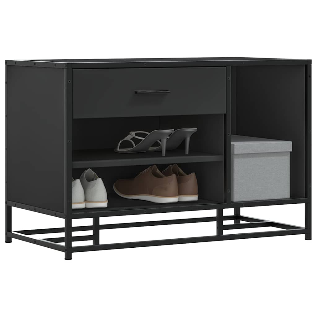 VXL8721102842832_m_en_hd_1.jpg vidaXL Lavica na topánky čierna 80x40x53,5 cm kompozitné drevo+kov – Obrázok 1