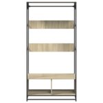 vidaXL Šatník dub sonoma 90x50x180 cm kompozitné drevo – Obrázok 4