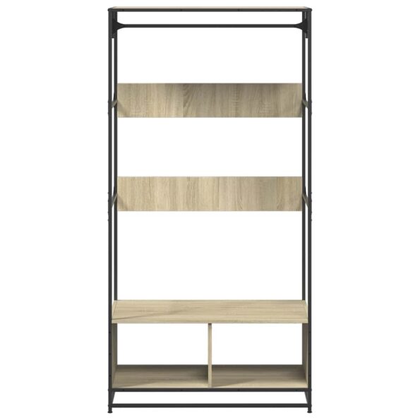 vidaXL Šatník dub sonoma 90x50x180 cm kompozitné drevo – Obrázok 4