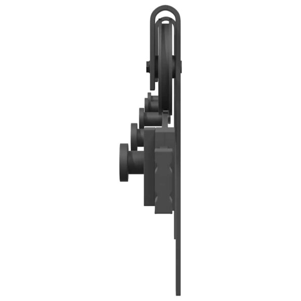 vidaXL Kovanie na posuvné dvere čierne 183 cm oceľové – Obrázok 6