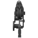 vidaXL Kovanie na posuvné dvere čierne 183 cm oceľové – Obrázok 6