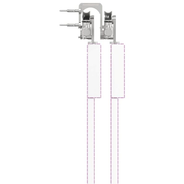 VXL8721102857607_g_en_hd_7.jpg vidaXL Kovanie na posuvné dvere 183 cm, nehrdzavejúca oceľ, strieborné – Obrázok 9