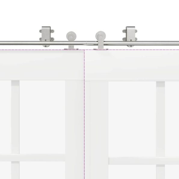 VXL8721102857607_g_en_hd_8.jpg vidaXL Kovanie na posuvné dvere 183 cm, nehrdzavejúca oceľ, strieborné – Obrázok 10