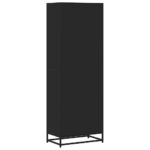 vidaXL Knižnica čierna 60x35x170,5 cm kompozitné drevo – Obrázok 6