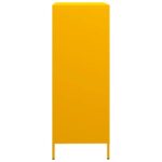 vidaXL Vysoká skrinka horčicovožltá 68x39x101,5 cm oceľ – Obrázok 6