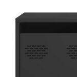 vidaXL Konferenčný stolík čierny 68,5x50x43,5 cm oceľ – Obrázok 12