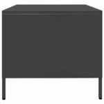 vidaXL Konferenčný stolík čierny 68,5x50x43,5 cm oceľ – Obrázok 7