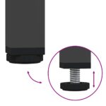 vidaXL Konferenčný stolík čierny 68,5x50x43,5 cm oceľ – Obrázok 9
