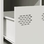 vidaXL Konferenčný stolík biely 68,5x50x43,5 cm oceľ – Obrázok 11