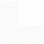 vidaXL Nohy stola vlásenky 4 ks biela 72 cm pevná oceľ – Obrázok 7