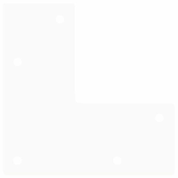 vidaXL Nohy stola vlásenky 4 ks biela 72 cm pevná oceľ – Obrázok 7