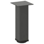 vidaXL Nohy ku konferenčnému stolíku 4 ks antracitové 30-32 cm oceľové – Obrázok 4
