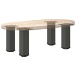 vidaXL Nohy ku konferenčnému stolíku 4 ks antracitové 30-32 cm oceľové – Obrázok 8