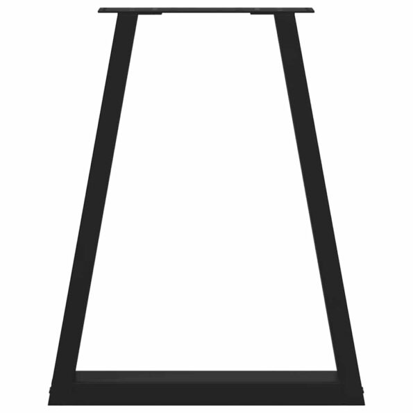 vidaXL Stolové nohy na konferenčný stolík v tvare V 2 ks čierny oceľ – Obrázok 5