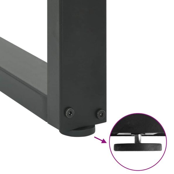 vidaXL Stolové nohy na konferenčný stolík v tvare U 3 ks antracitový – Obrázok 9