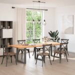 vidaXL Stolové nohy na konferenčný stolík v tvare U 3 ks antracitový – Obrázok 2