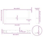 vidaXL Stolové nohy na konferenčný stolík čierny 2 ks 60x(30-31) cm – Obrázok 9