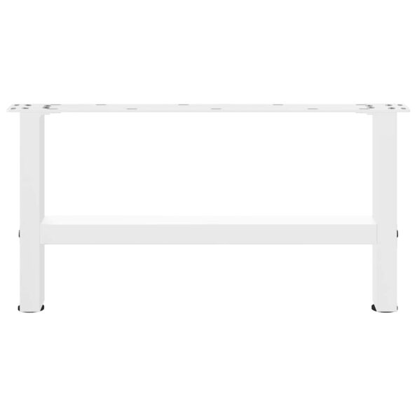 vidaXL Stolové nohy na konferenčný stolík biele 2 ks 60x(30-31) cm – Obrázok 4