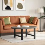 vidaXL Stolové nohy na konferenčný stolík čierny 2 ks oceľ – Obrázok 2