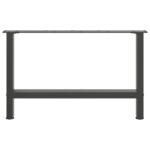 vidaXL Stolové nohy na konferenčný stolík antracitový 2 ks oceľ – Obrázok 5